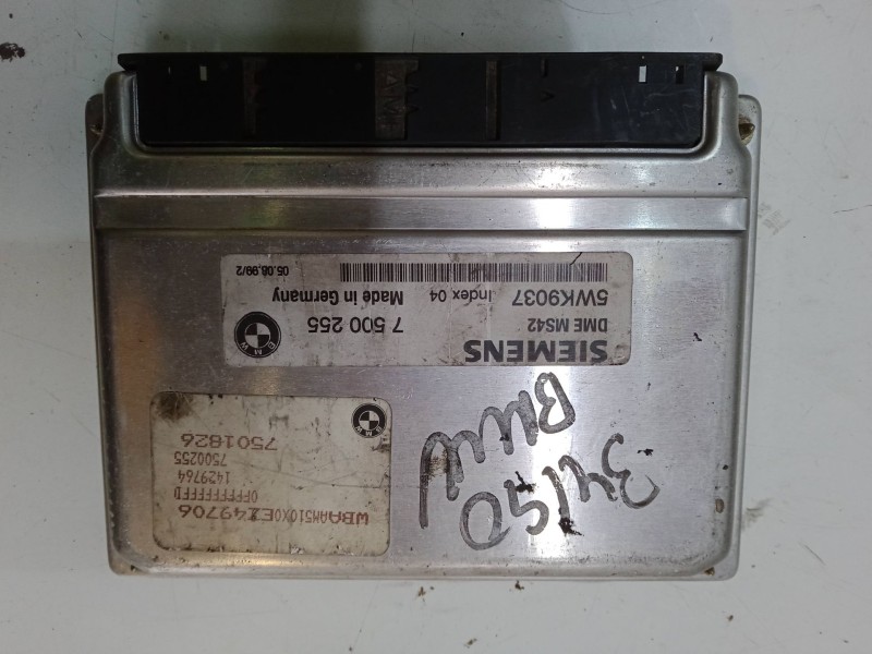 Recambio de centralita motor uce para bmw 3 (e46) 328 i referencia OEM IAM 7500255 DME MS42 5WK9037