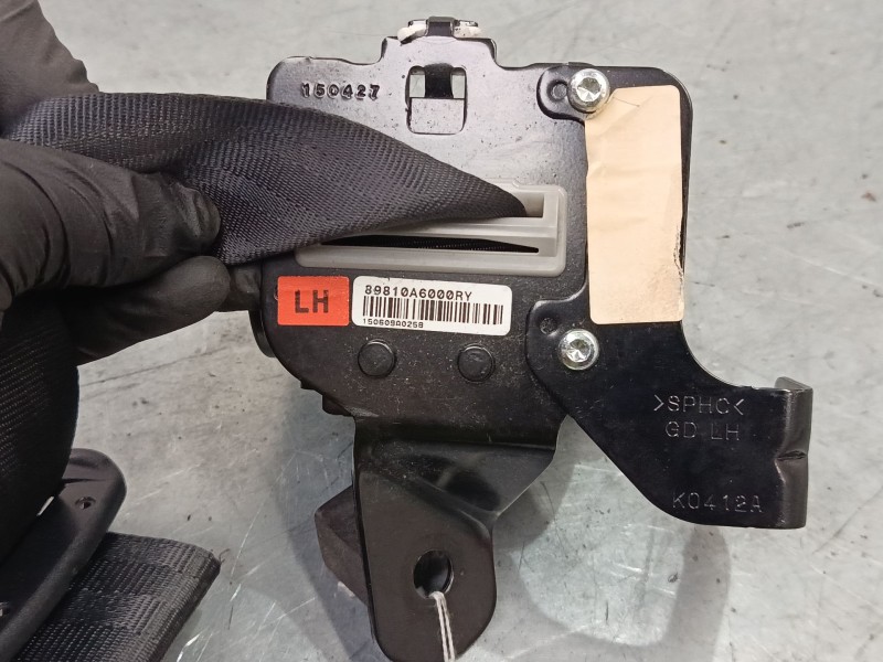 Recambio de cinturon seguridad trasero izquierdo para hyundai i30 (gd) 1.4 crdi referencia OEM IAM 89810A6000RY  