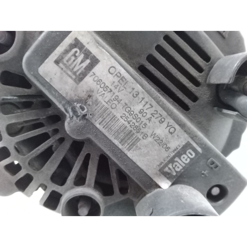 Recambio de alternador para opel corsa c (x01) 1.3 cdti (f08, f68) referencia OEM IAM 13117279YQ  2542851B