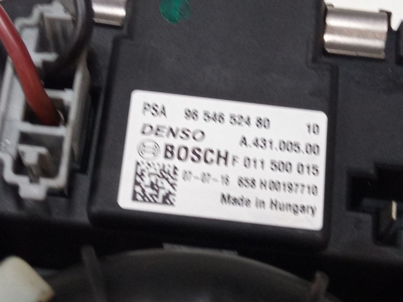 Recambio de motor calefaccion para citroën c4 grand picasso i (ua_) 2.0 hdi 138 referencia OEM IAM 9654652480  