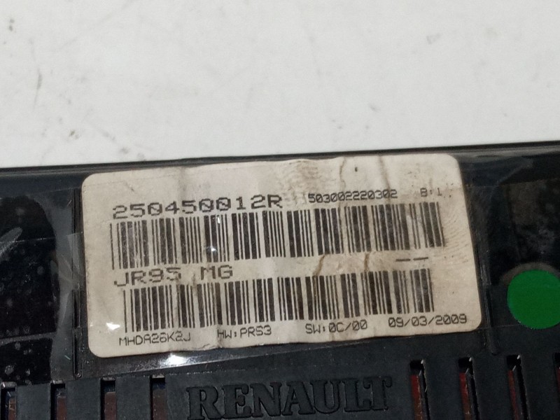 Recambio de cuadro instrumentos para renault grand scénic iii (jz0/1_) 1.9 dci referencia OEM IAM 250450012R  