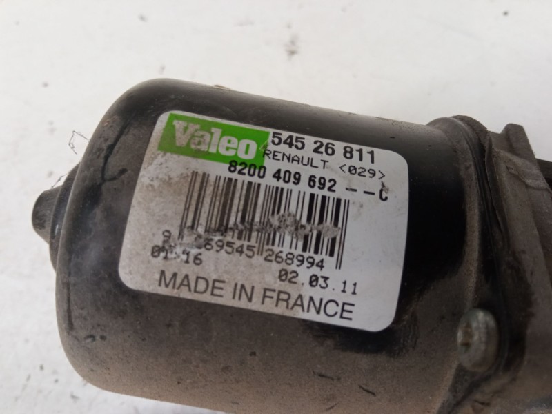 Recambio de motor limpia delantero para renault kangoo be bop (kw0/1_) 1.5 dci 75 referencia OEM IAM 8200409692  