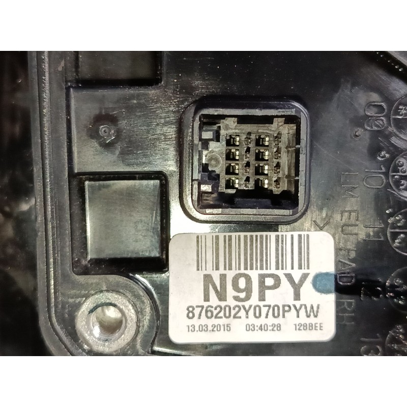 Recambio de retrovisor electrico derecho abatible para hyundai ix35 (lm, el, elh) 2.0 crdi referencia OEM IAM 876202Y070  