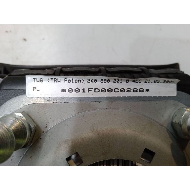 Recambio de airbag volante para volkswagen caddy iii monospace (2kb, 2kj, 2cb, 2cj) 2.0 sdi referencia OEM IAM 2K0880201B4EC  