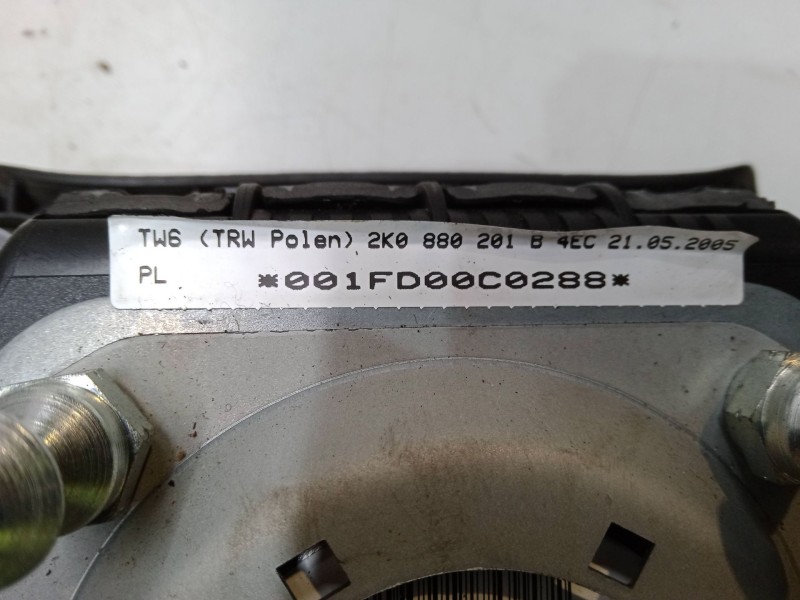 Recambio de airbag volante para volkswagen caddy iii monospace (2kb, 2kj, 2cb, 2cj) 2.0 sdi referencia OEM IAM 2K0880201B4EC  
