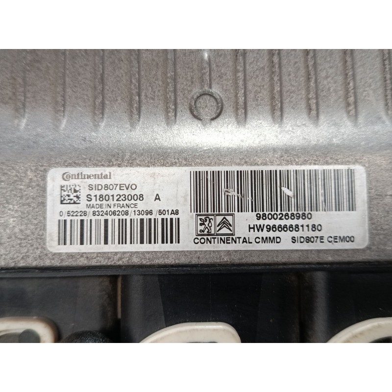Recambio de centralita motor uce para citroën c4 picasso i monospace (ud_) 1.6 hdi 110 referencia OEM IAM 9800268980 9666681180 