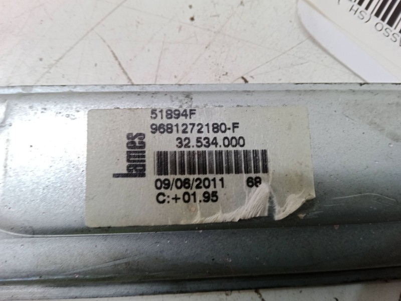 Recambio de elevalunas trasero izquierdo para citroën c3 picasso (sh_) 1.4 vti 95 referencia OEM IAM 51894F  9681272180F