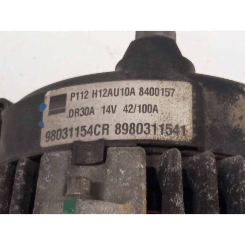 Recambio de alternador para opel zafira / zafira family b (a05) 1.7 cdti (m75) referencia OEM IAM 98031154CR 8980311541 