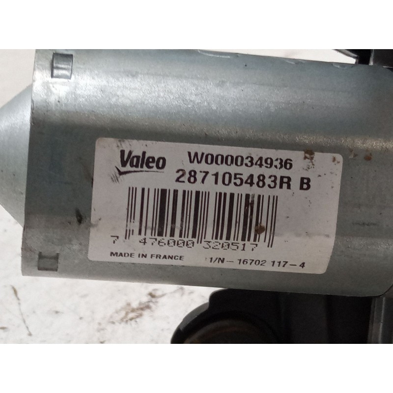 Recambio de motor limpia trasero para dacia sandero ii (b8_) 1.5 dci 75 / blue dci 75 (b8jw, b8m4, b8ah, b8m7, b8m6) referencia 