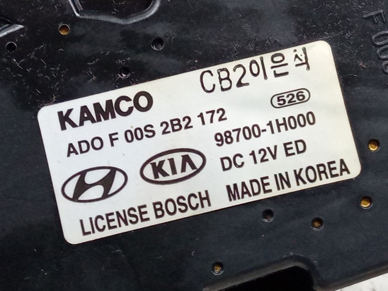 Recambio de motor limpia trasero para kia cee´d hatchback (ed) 1.4 referencia OEM IAM 987001H000  