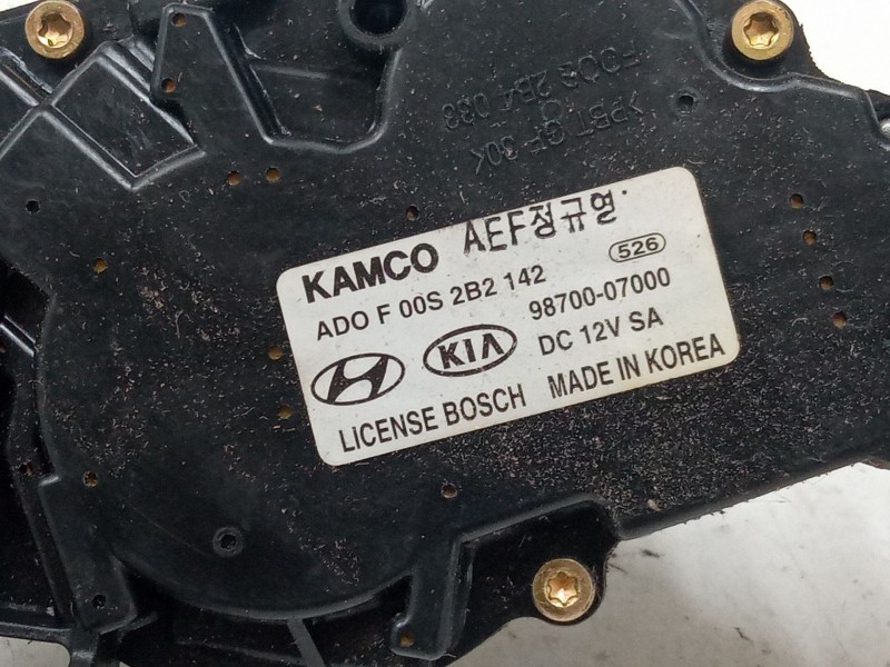 Recambio de motor limpia trasero para kia picanto i (sa) 1.1 referencia OEM IAM   