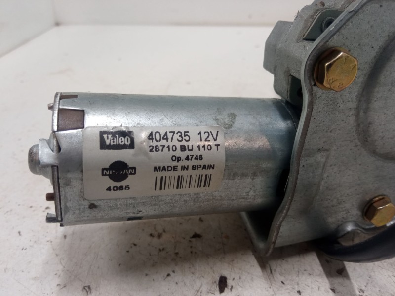 Recambio de motor limpia trasero para nissan almera tino (v10) 1.8 referencia OEM IAM 404735 28710BU110T 