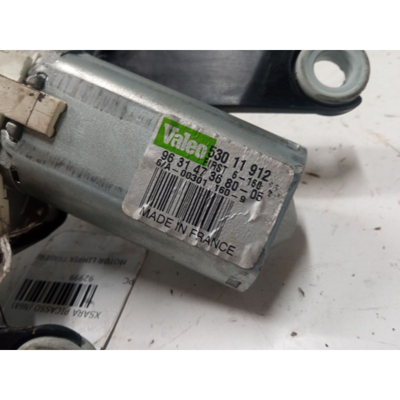 Recambio de motor limpia trasero para citroën xsara picasso (n68) 1.6 hdi referencia OEM IAM 9631473680  