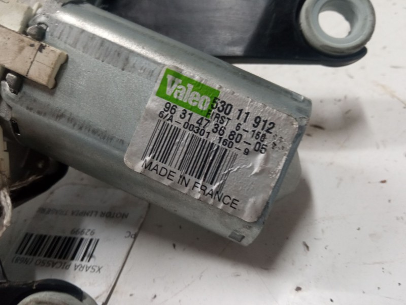 Recambio de motor limpia trasero para citroën xsara picasso (n68) 1.6 hdi referencia OEM IAM 9631473680  
