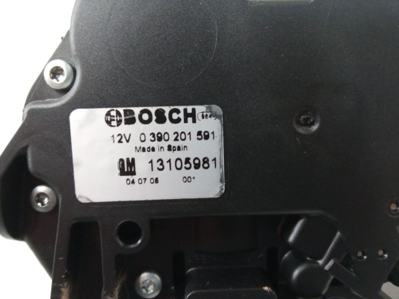 Recambio de motor limpia trasero para opel astra h (a04) 1.6 (l48) referencia OEM IAM 13105981 0390201591 