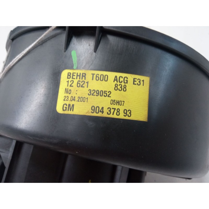 Recambio de motor calefaccion para opel zafira a monospace (t98) 2.0 dti 16v (f75) referencia OEM IAM 90437893  