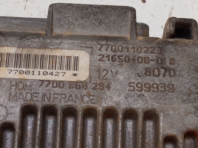 Recambio de centralita motor uce para renault clio ii (bb_, cb_) 1.2 (bb0a, bb0f, bb10, bb1k, bb28, bb2d, bb2h, cb0a,... referen