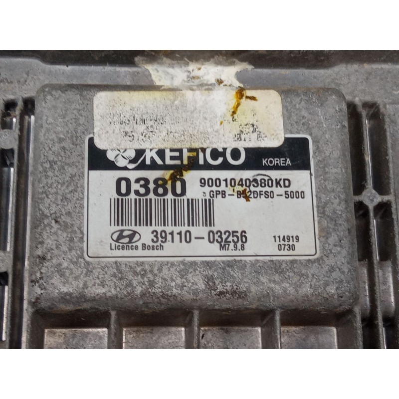 Recambio de centralita motor uce para hyundai i20 i (pb, pbt) 1.2 referencia OEM IAM 3911003256 9001040380KD 