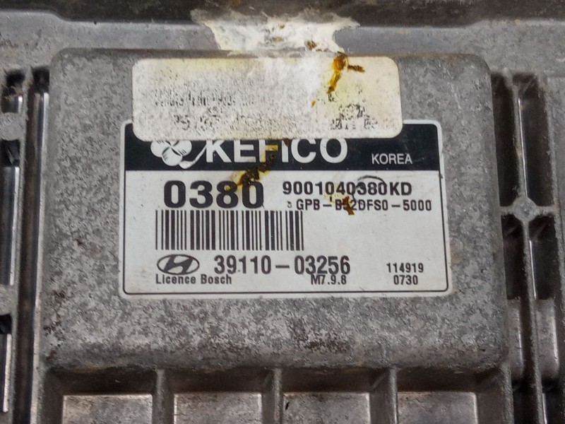 Recambio de centralita motor uce para hyundai i20 i (pb, pbt) 1.2 referencia OEM IAM 3911003256 9001040380KD 