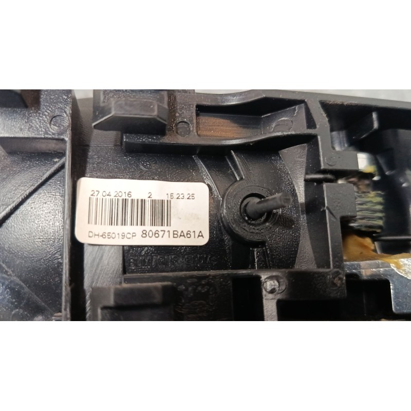 Recambio de maneta interior puerta trasera izquierda para nissan juke (f15) 1.2 dig-t referencia OEM IAM 80671BA61A  