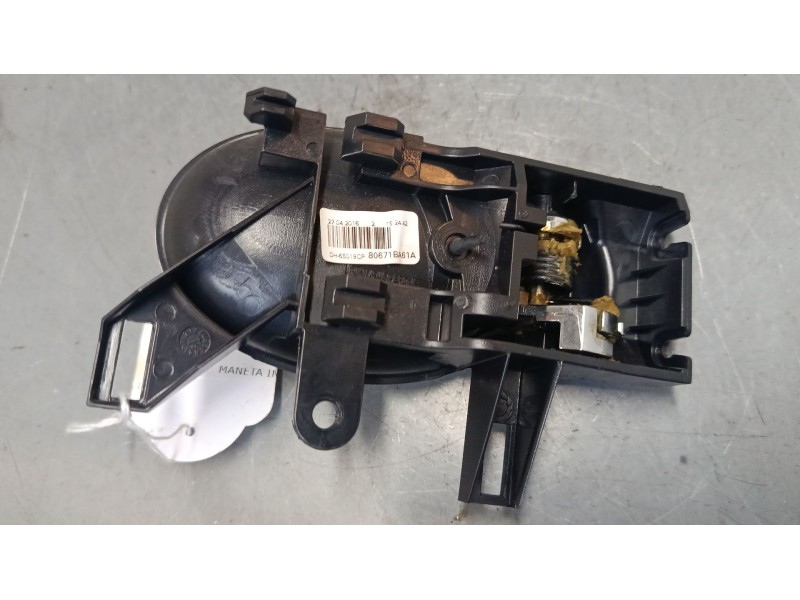 Recambio de maneta interior puerta delantera izquierda para nissan juke (f15) 1.2 dig-t referencia OEM IAM 80671BA61A  