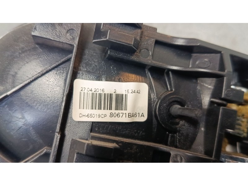 Recambio de maneta interior puerta delantera izquierda para nissan juke (f15) 1.2 dig-t referencia OEM IAM 80671BA61A  