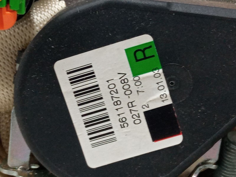 Recambio de cinturon seguridad trasero derecho para mercedes-benz clase e (w211) e 270 cdi (211.016) referencia OEM IAM   