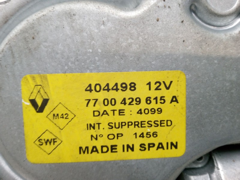 Recambio de motor limpia trasero para renault clio ii (bb_, cb_) 1.6 (b/cb0d, bb00) referencia OEM IAM 7700429615A 404498 