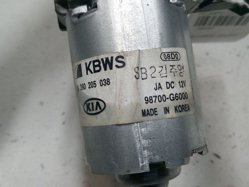 Recambio de motor limpia trasero para kia picanto iii (ja) 1.0 referencia OEM IAM 98700G6000  
