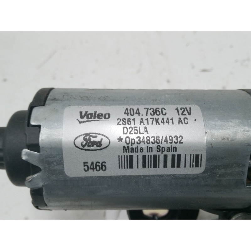 Recambio de motor limpia trasero para ford fiesta v (jh_, jd_) 1.3 referencia OEM IAM 2S61A17K441AC 404736C 