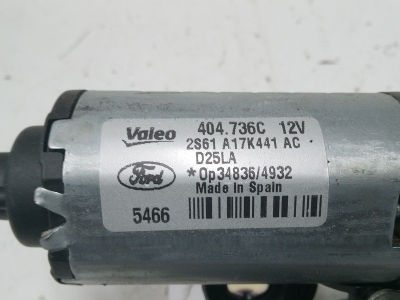 Recambio de motor limpia trasero para ford fiesta v (jh_, jd_) 1.3 referencia OEM IAM 2S61A17K441AC 404736C 