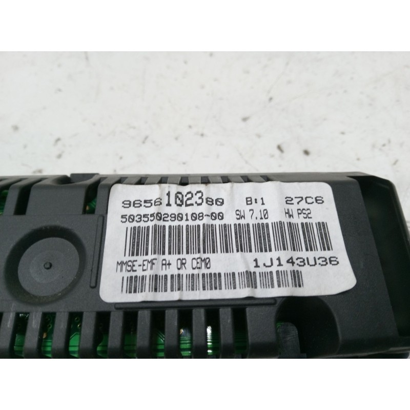 Recambio de pantalla interior reloj para peugeot 207/207+ (wa_, wc_) 1.4 16v referencia OEM IAM 9656102380  