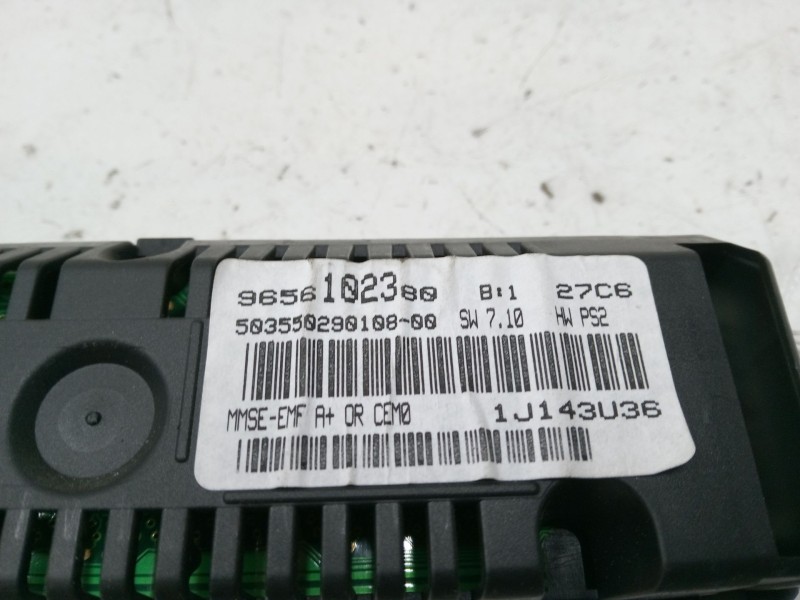 Recambio de pantalla interior reloj para peugeot 207/207+ (wa_, wc_) 1.4 16v referencia OEM IAM 9656102380  
