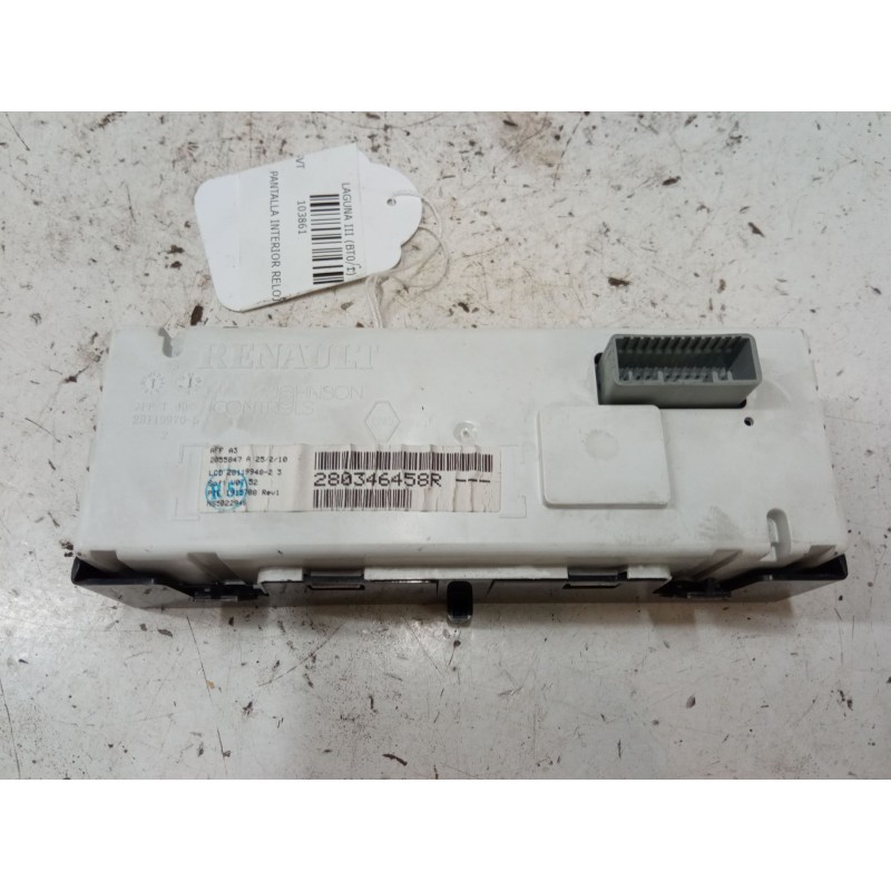 Recambio de pantalla interior reloj para renault laguna iii (bt0/1) 1.5 dci (bt00, bt0a, bt0t, bt1j) referencia OEM IAM 28034645