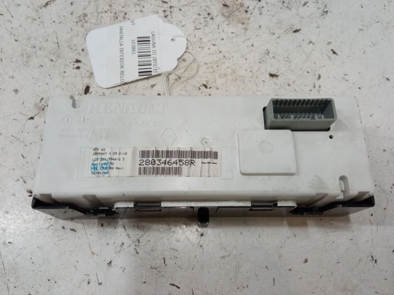 Recambio de pantalla interior reloj para renault laguna iii (bt0/1) 1.5 dci (bt00, bt0a, bt0t, bt1j) referencia OEM IAM 28034645