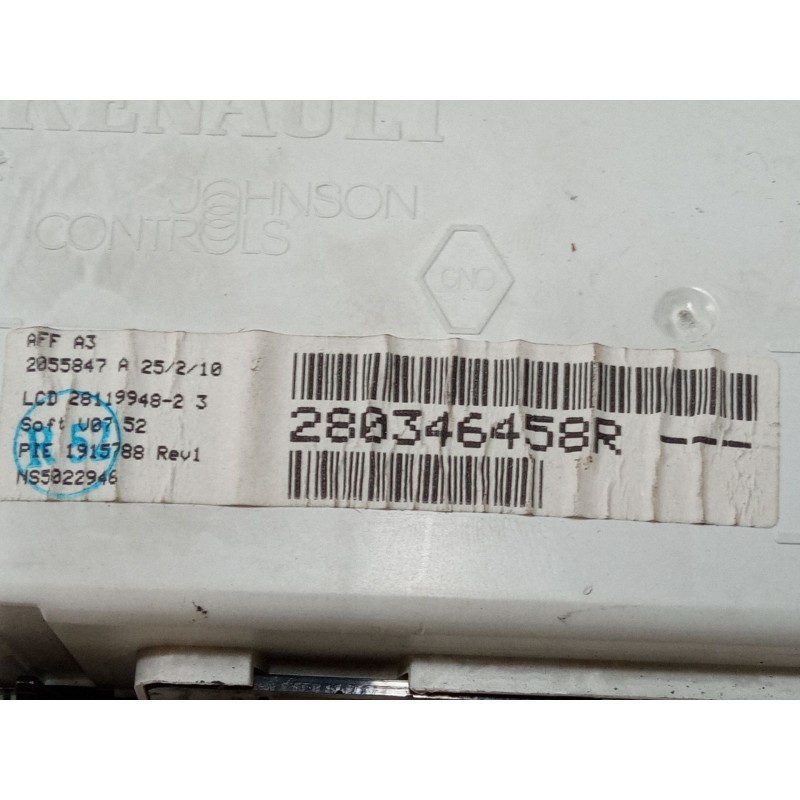 Recambio de pantalla interior reloj para renault laguna iii (bt0/1) 1.5 dci (bt00, bt0a, bt0t, bt1j) referencia OEM IAM 28034645