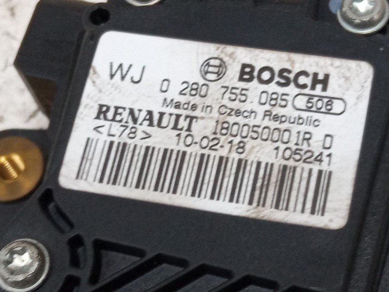 Recambio de pedal acelerador para renault laguna iii (bt0/1) 1.5 dci (bt00, bt0a, bt0t, bt1j) referencia OEM IAM 0280755085  