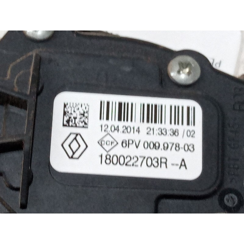 Recambio de pedal acelerador para dacia sandero ii (b8_) 1.5 dci 75 / blue dci 75 (b8jw, b8m4, b8ah, b8m7, b8m6) referencia OEM 