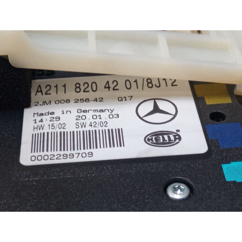 Recambio de luz interior delantera para mercedes-benz clase e (w211) e 270 cdi (211.016) referencia OEM IAM   