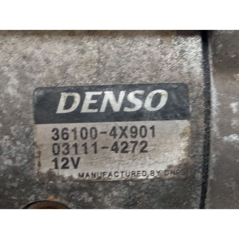Recambio de motor arranque para kia carnival / grand carnival iii (vq) 2.9 crdi referencia OEM IAM 361004X901  