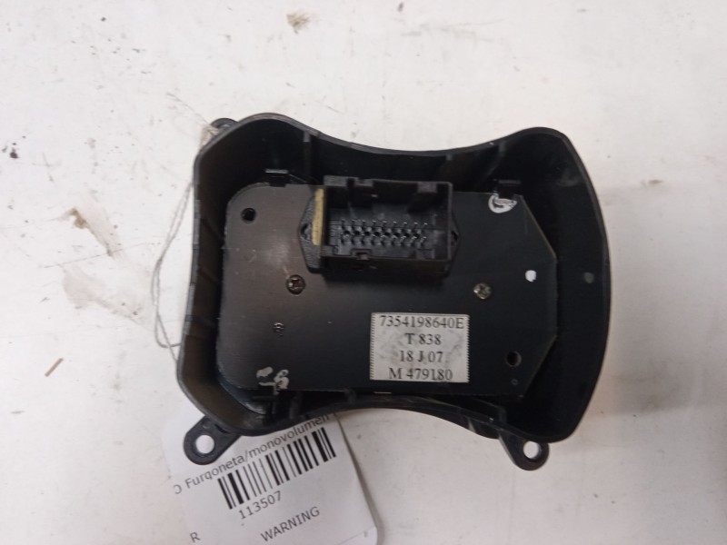 Recambio de warning para fiat doblo furgoneta/monovolumen (223_) 1.3 d multijet referencia OEM IAM 7354198640E  