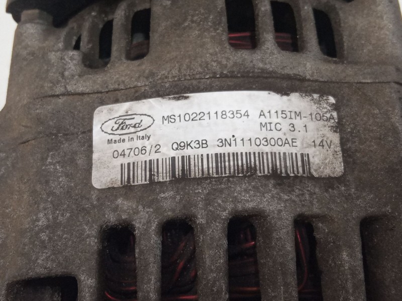 Recambio de alternador para ford focus ii (da_, hcp, dp) 1.6 ti referencia OEM IAM MS1022118354 Q9K3B 3N1110300AE 