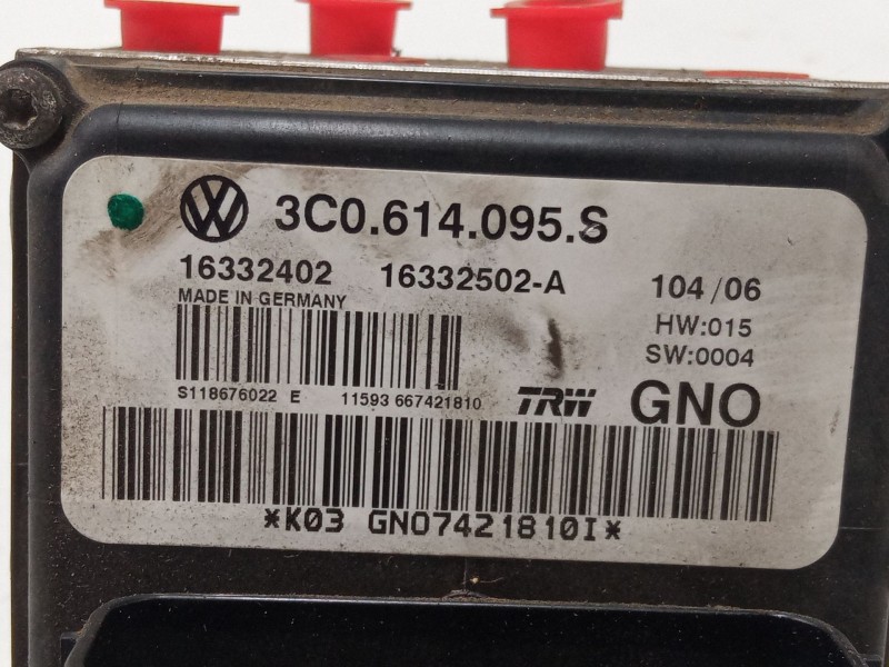 Recambio de abs para volkswagen passat b6 (3c2) 2.0 tdi 16v referencia OEM IAM 3c0614095s  