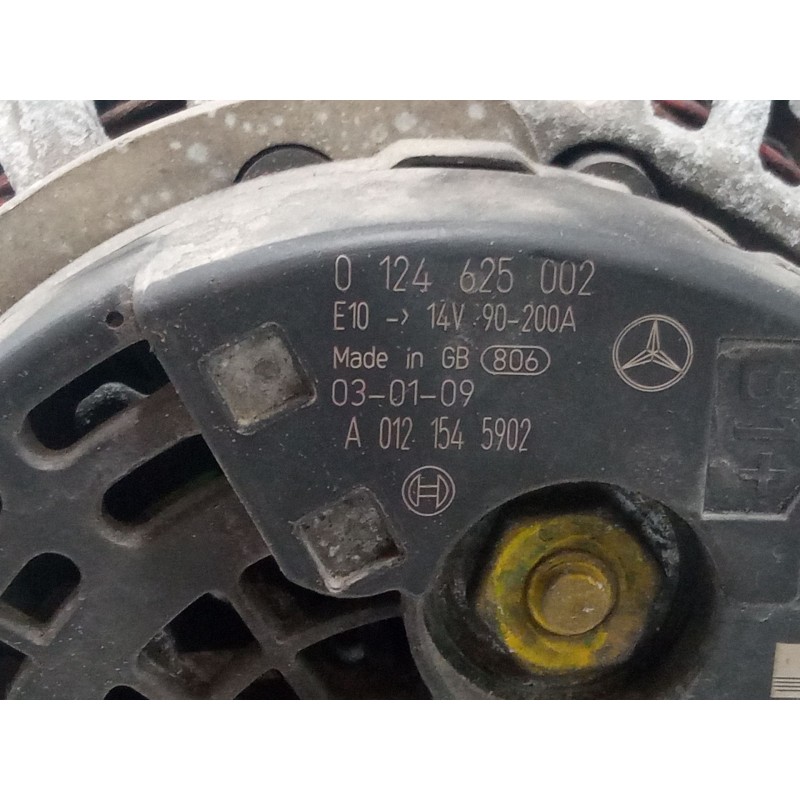 Recambio de alternador para mercedes-benz clase e (w211) e 270 cdi (211.016) referencia OEM IAM 0124625002  