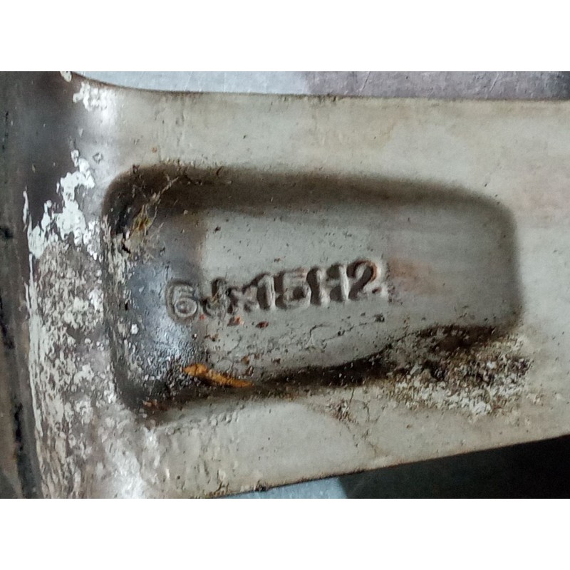 Recambio de llanta alumino 15´´ para fiat qubo (225_) 1.3 d multijet (225cxb1a, 225axb1a, 225cxb11, 225axb11,... referencia OEM 