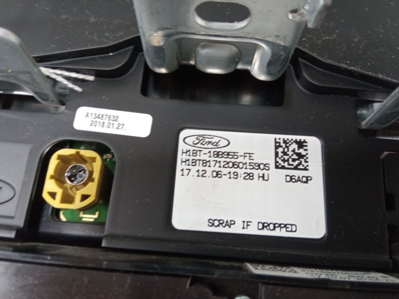 Recambio de pantalla multifuncion para ford ecosport 1.0 ecoboost referencia OEM IAM H1BT18B955FE  