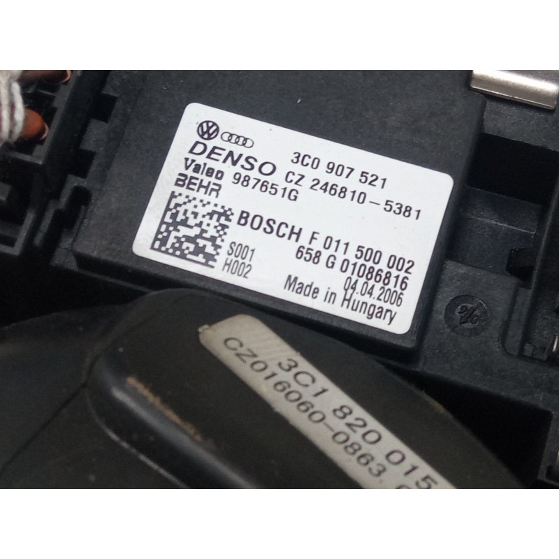 Recambio de motor calefaccion para volkswagen passat b6 (3c2) 2.0 tdi 16v referencia OEM IAM 3C1820015G 3C0907521 