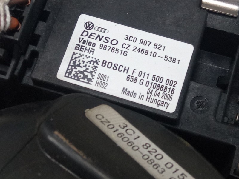 Recambio de motor calefaccion para volkswagen passat b6 (3c2) 2.0 tdi 16v referencia OEM IAM 3C1820015G 3C0907521 