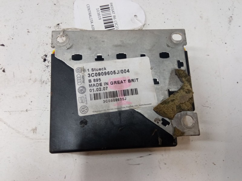Recambio de centralita airbag para volkswagen passat b6 (3c2) 2.0 tdi 16v referencia OEM IAM 3C0909605J  