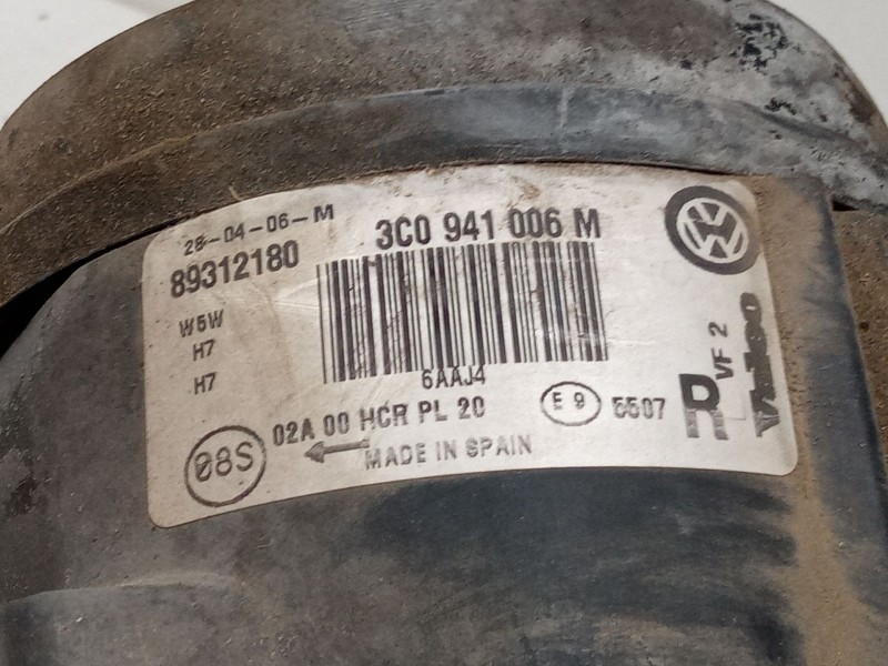 Recambio de faro derecho para volkswagen passat b6 (3c2) 2.0 tdi 16v referencia OEM IAM 3C0941006M  